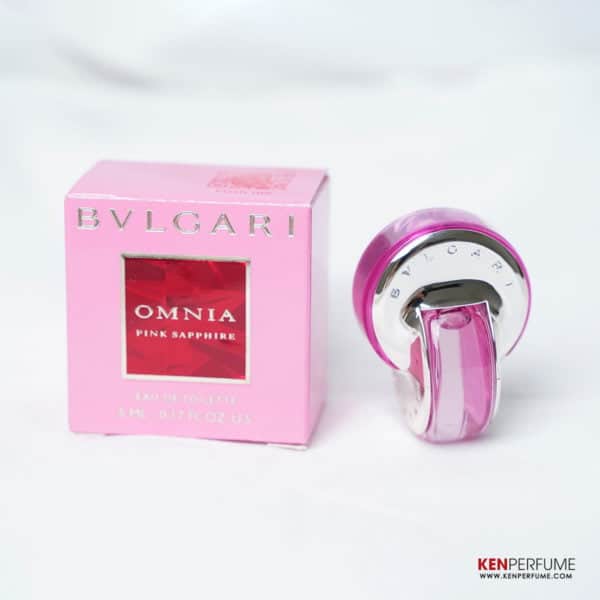 BVLGARI - Omnia Pink Sapphire EDT 5ml Mini ( Hồng )