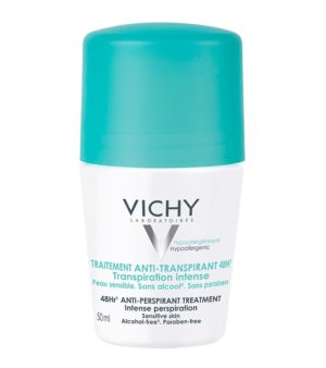 Lăn Khử Mùi Vichy Traitement Anti -Transpirant 48h 50ml (Xanh)