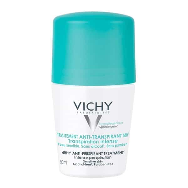 Lăn Khử Mùi Vichy Traitement Anti -Transpirant 48h 50ml (Xanh)
