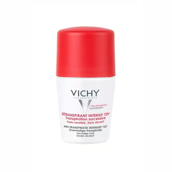 Lăn Khử Mùi Vichy Detranspirant Intensif 72h 50ml (Đỏ)