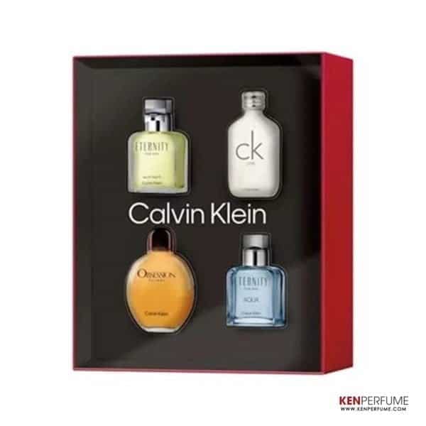 Set Nước Hoa Unisex Calvin Klein 4 Món Mini 15ml