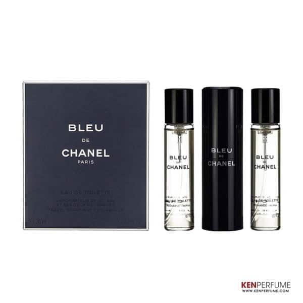 Set Nước Hoa Nam Chanel Bleu de Chanel EDT 3x20ml