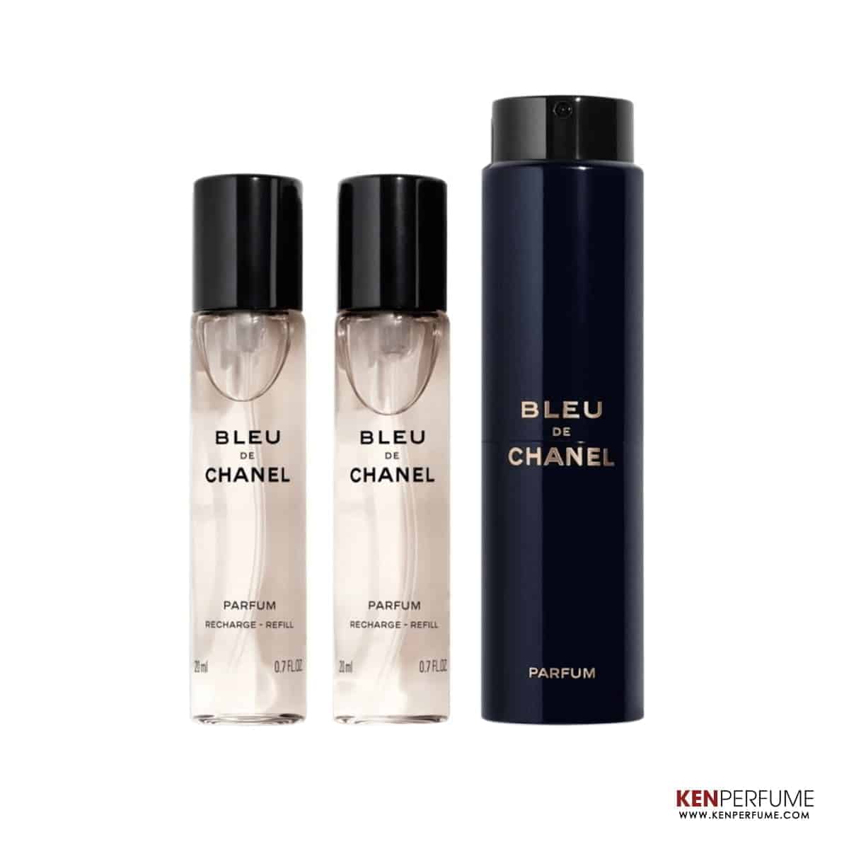 Set Nước Hoa Nam Chanel Bleu de Chanel Parfum 3x20ml