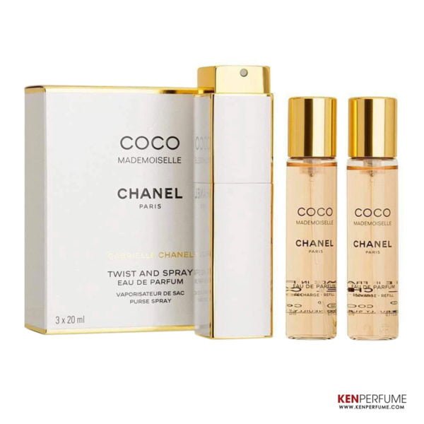 Set Nước Hoa Nữ Chanel Coco Mademoiselle EDT 3x20ml 2