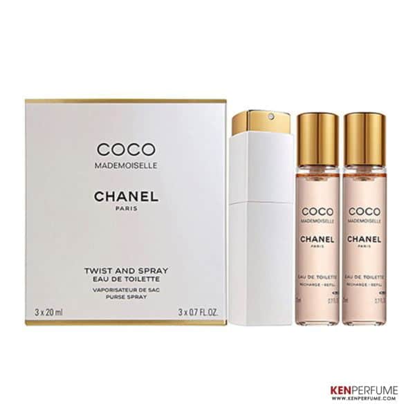 Set Nước Hoa Nữ Chanel Coco Mademoiselle EDT 3x20ml