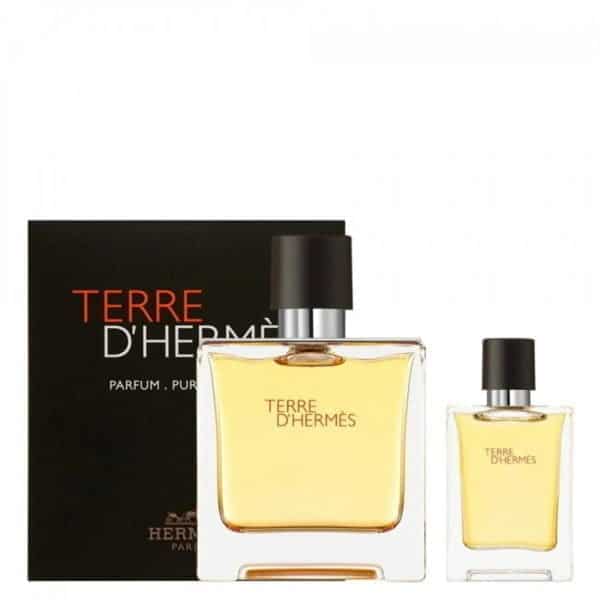 Set Nước Hoa Nam Hermès Terre d’Hermes Parfum (75ml + 12.5ml)