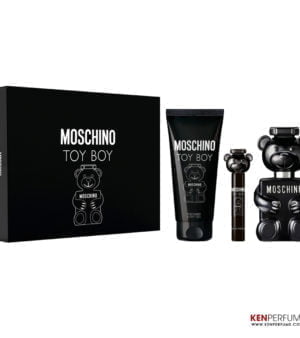 Set Nước Hoa Nam Moschino Toy Boy EDP (100ml + Body Gel 200ml + Mini 10ml )