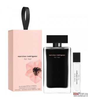 Set Nước Hoa Nữ Narciso Rodriguez For Her EDT 100ml + Narciso Rodriguez  Pure Musc Mini 10ml