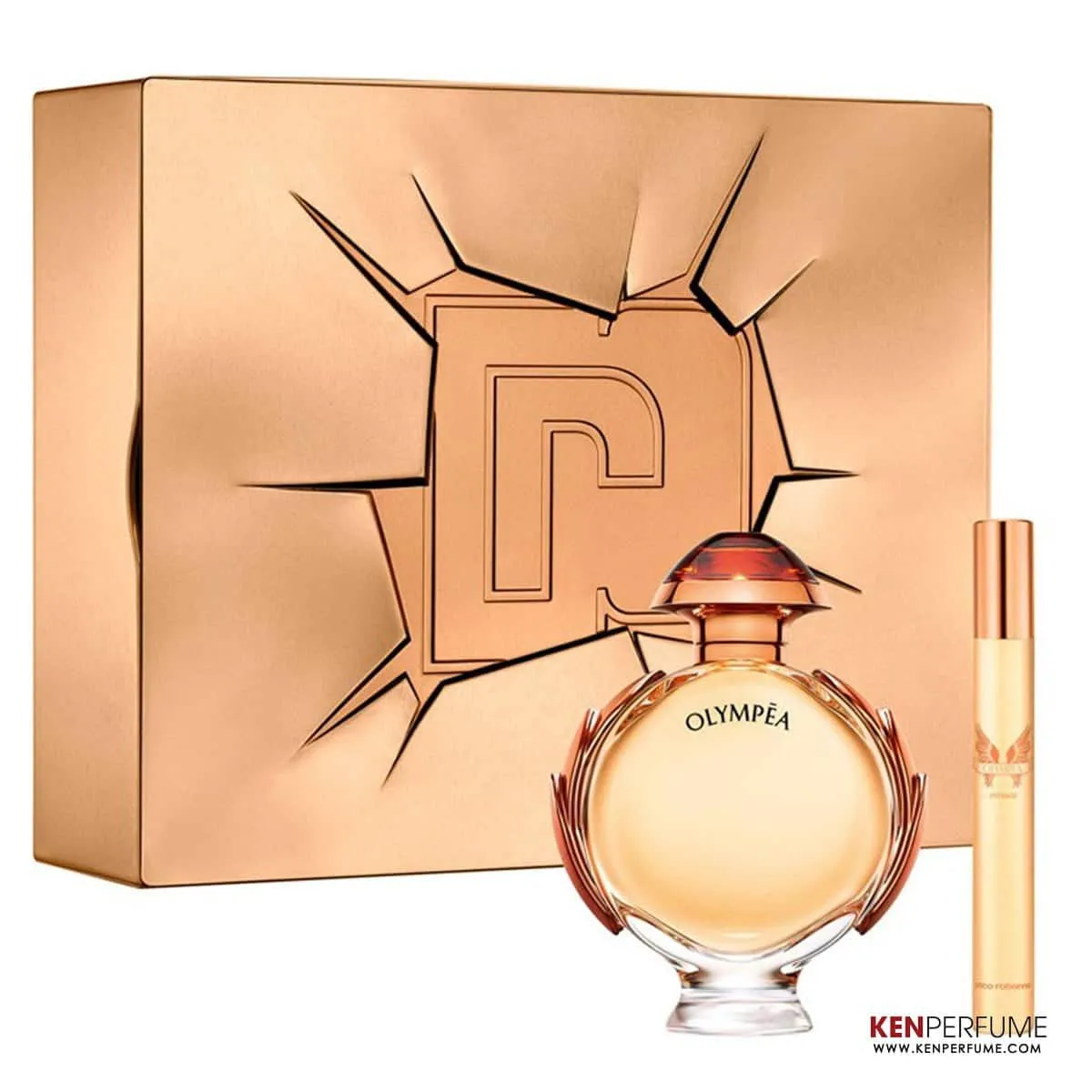 Set Nước Hoa Nữ Paco Rabanne Olympea Intense (80ml + Mini 10ml)