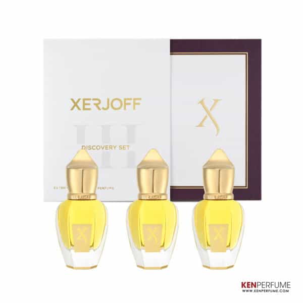 Set Nước Hoa Unisex Xerjoff Gift Set 3 món Mini 15ml (Naxos + Alexandria II + Golden Dallah)