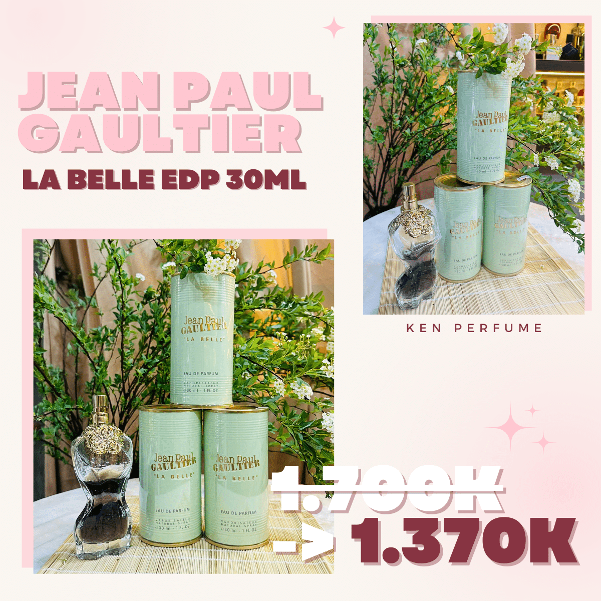 Nước Hoa Nữ Jean Paul Gaultier La Belle EDP
