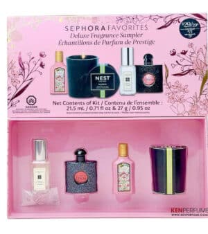 Set Nước Hoa Nữ Sephora Favorites Luxe Perfume Sampler 4 món (Mini + Nến thơm)