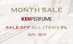 month sale 5% ken perfume