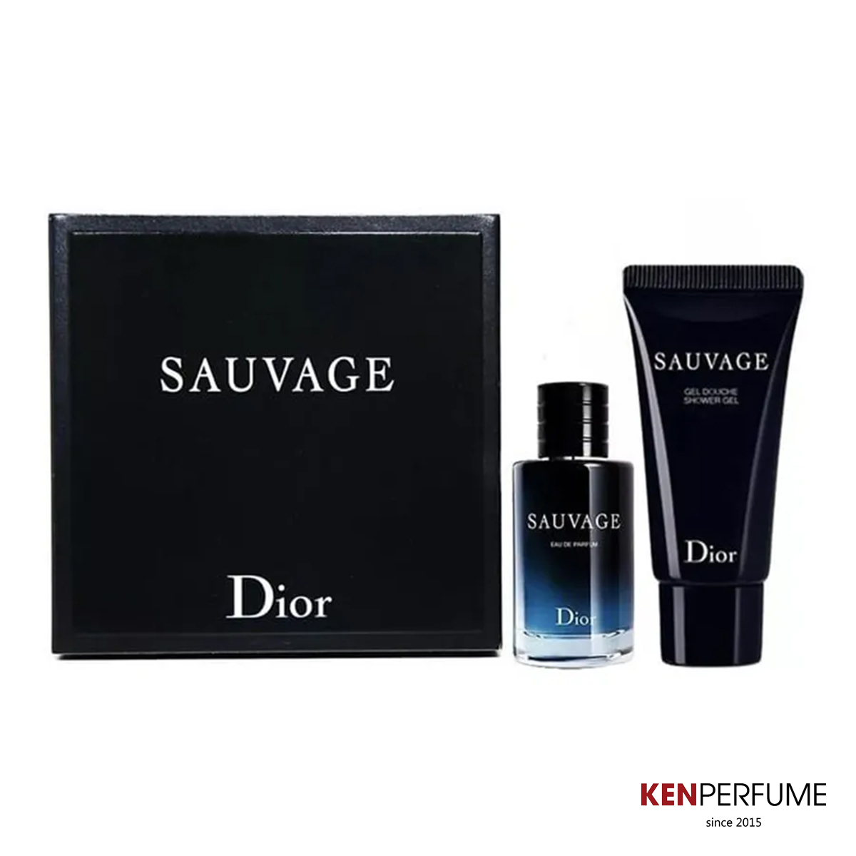 Set Dior Set Sauvage Edp 10ml Mini + Shower Gel 20ml